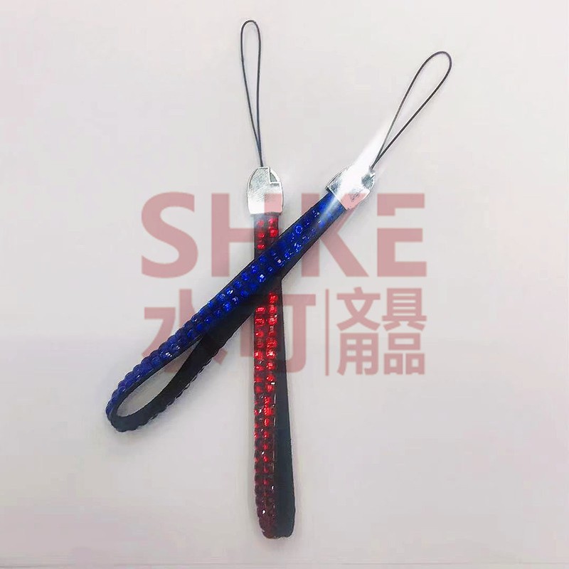 韩风时尚点钻手机绳短带钻挂绳证件带手机挂绳展会胸卡挂绳详情图2