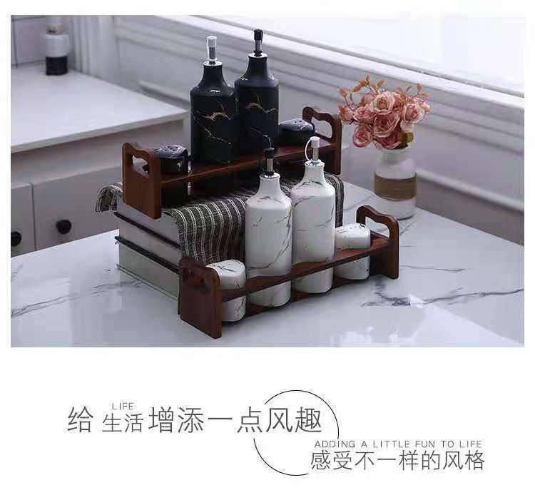 北欧家用创意陶瓷调料瓶子调料盒佐料瓶罐调味盒盐罐厨房用品套装详情图2