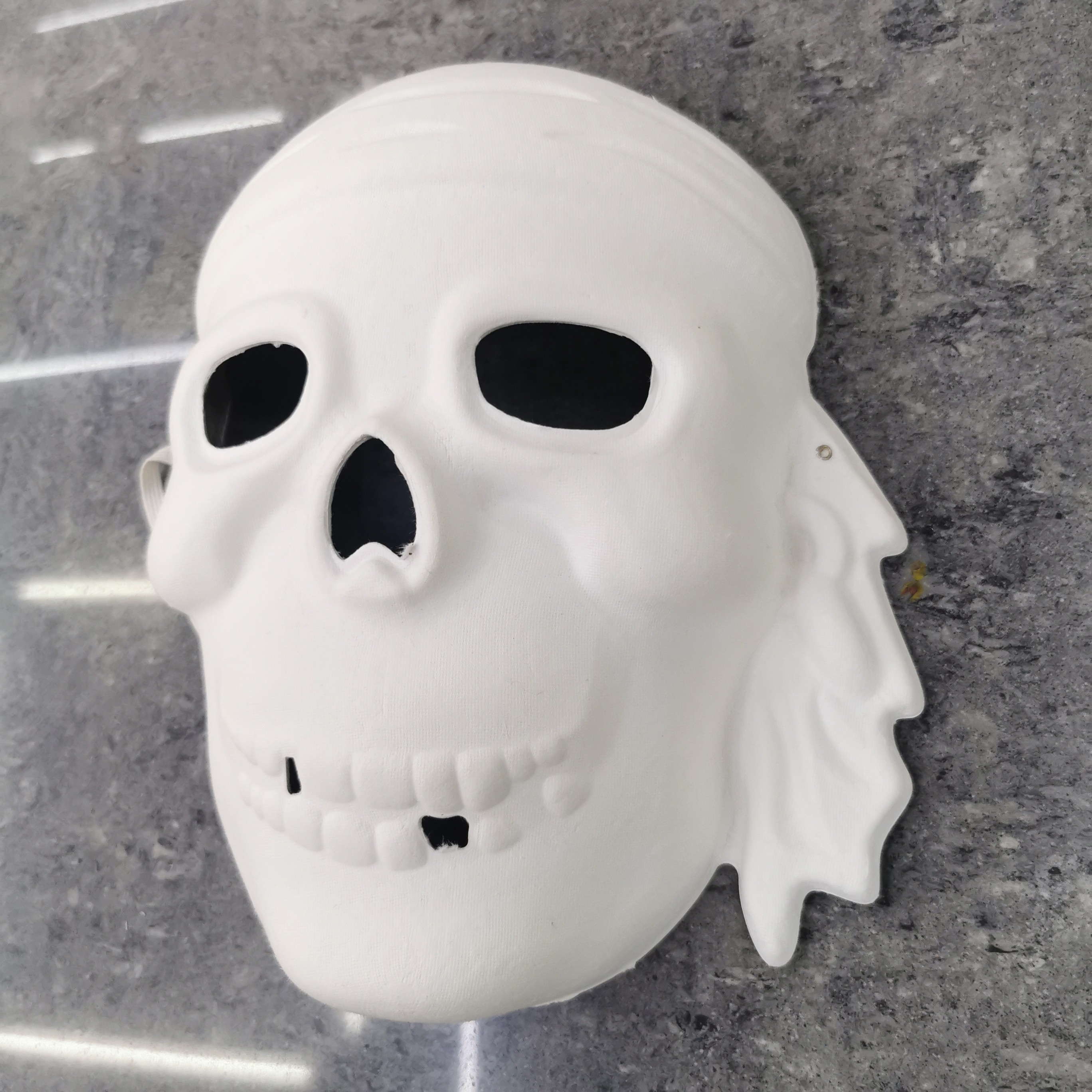一次性纸浆面具DIY创作个性手工绘画面具敢死队面具万圣节装饰绘画玩具详情图3