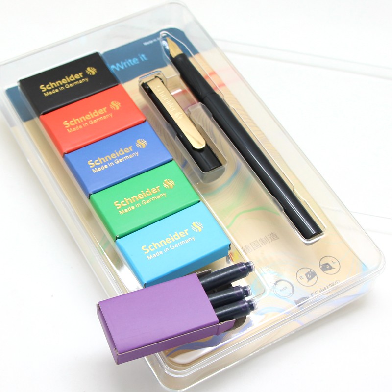 德国Schneider施耐德BK406金夹套装（1笔6墨胆套装）EF尖5516182701详情2