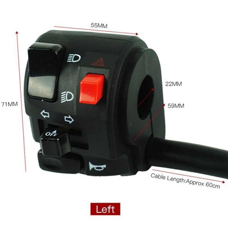 Motorcycle Switches Handlebar switch control switch CG125 WY125 GN Item Picture