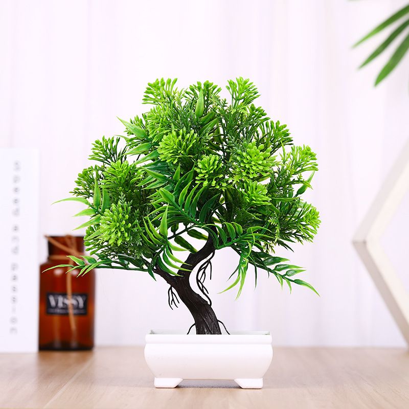 Customized DIY mini simulation potted plants based on samples, customizable micro-landscape hotel and office decoration products MC-97 details Picture