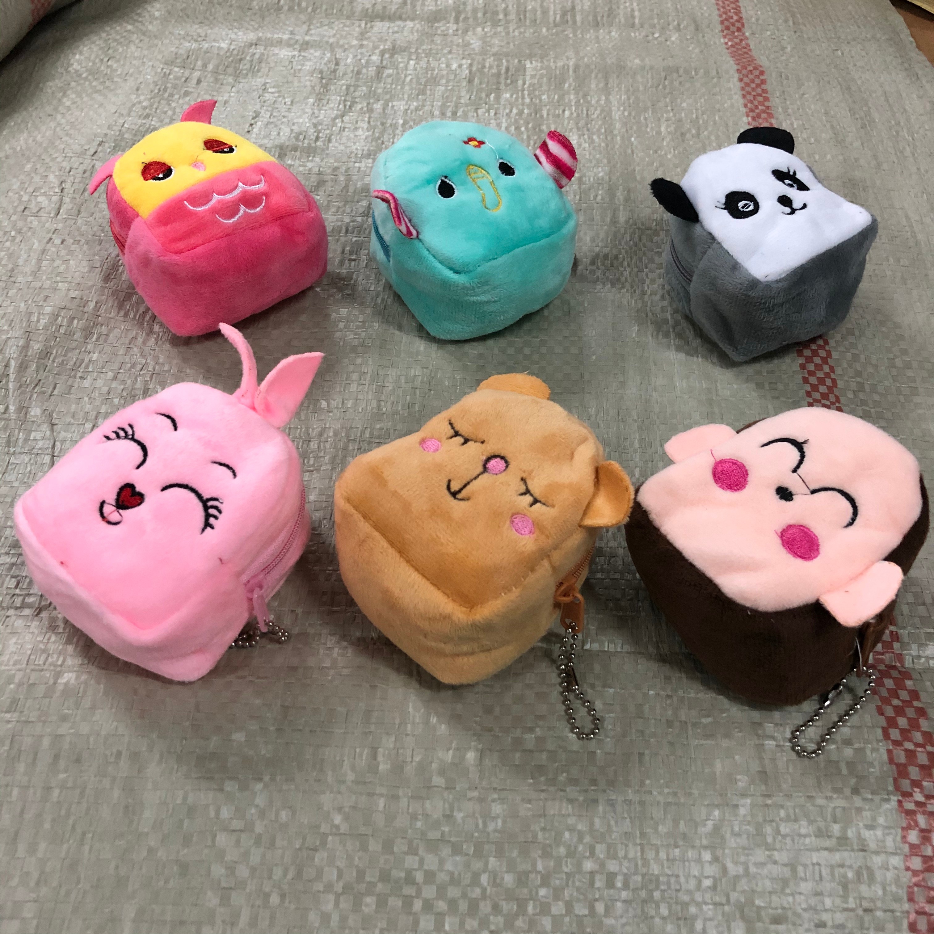 毛绒玩具钱包零钱包硬币包印刷公主包印刷包立体小书包零钱包热转印零钱包详情图2