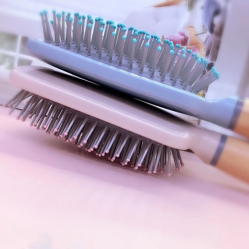 花开木木北欧色大方头气囊按摩梳木柄美发梳浙江花开木木详情4