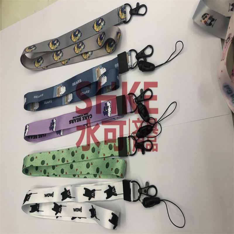 卡通可爱女款挂脖手机挂绳子钥匙手腕吊饰链定制应援物图案logo挂绳详情图2