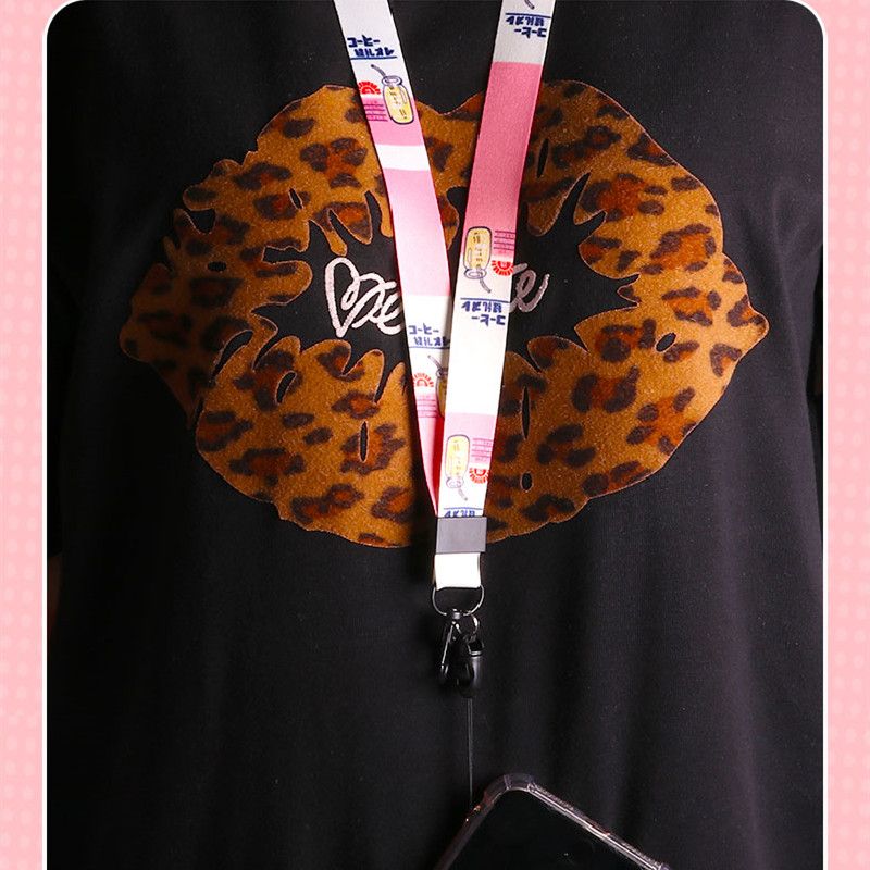 定制卡通可爱女款挂脖手机挂绳子男钥匙手腕吊饰链定制应援物图案logo挂绳细节图