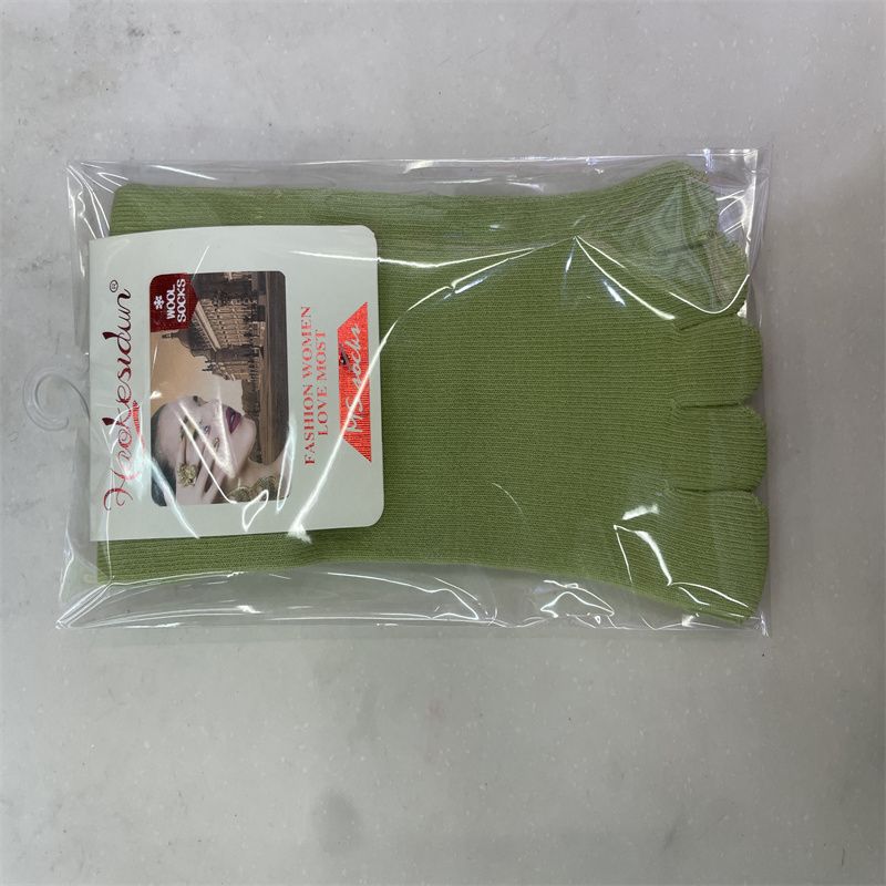 五指袜男女纯棉防臭春秋款运动分趾五只脚趾袜子