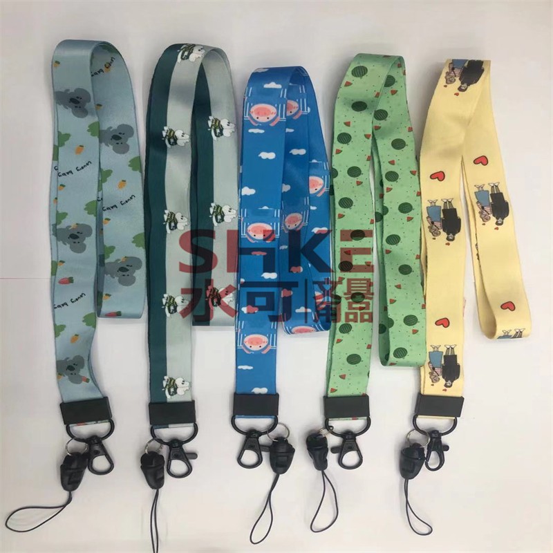 卡通可爱女款挂脖手机挂绳子钥匙手腕吊饰链定制应援物图案logo详情图3