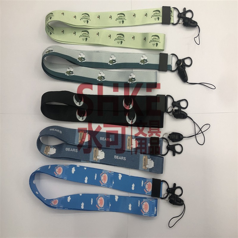 卡通可爱女款挂脖手机挂绳子钥匙手腕吊饰链定制应援物图案logo详情图2