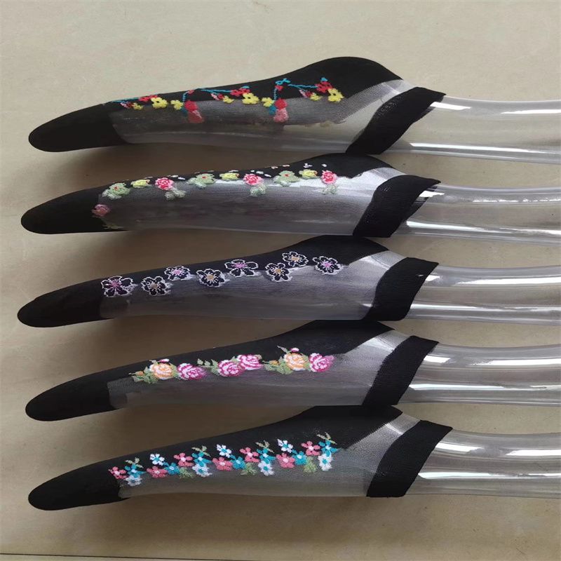 厂家批发女式水晶袜夏季水晶袜女士短丝袜对对袜子批发糖果袜11