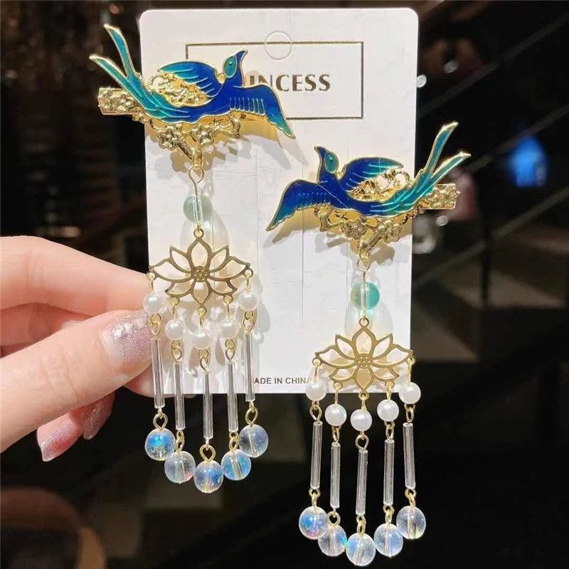 Green Magic Antique Jewelry Series Children's Bird Clip