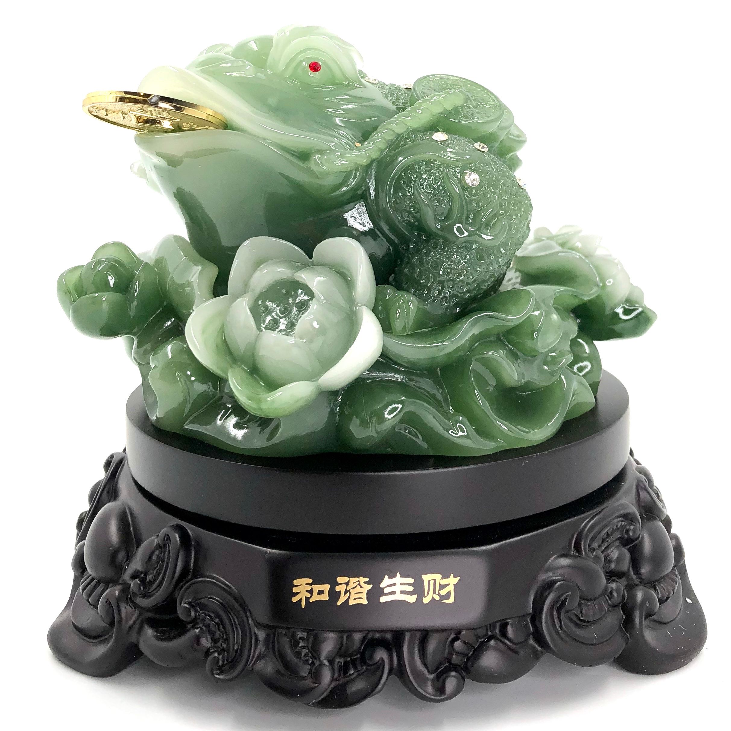 MYDJ408 Harmonious and Prosperous Black Jade