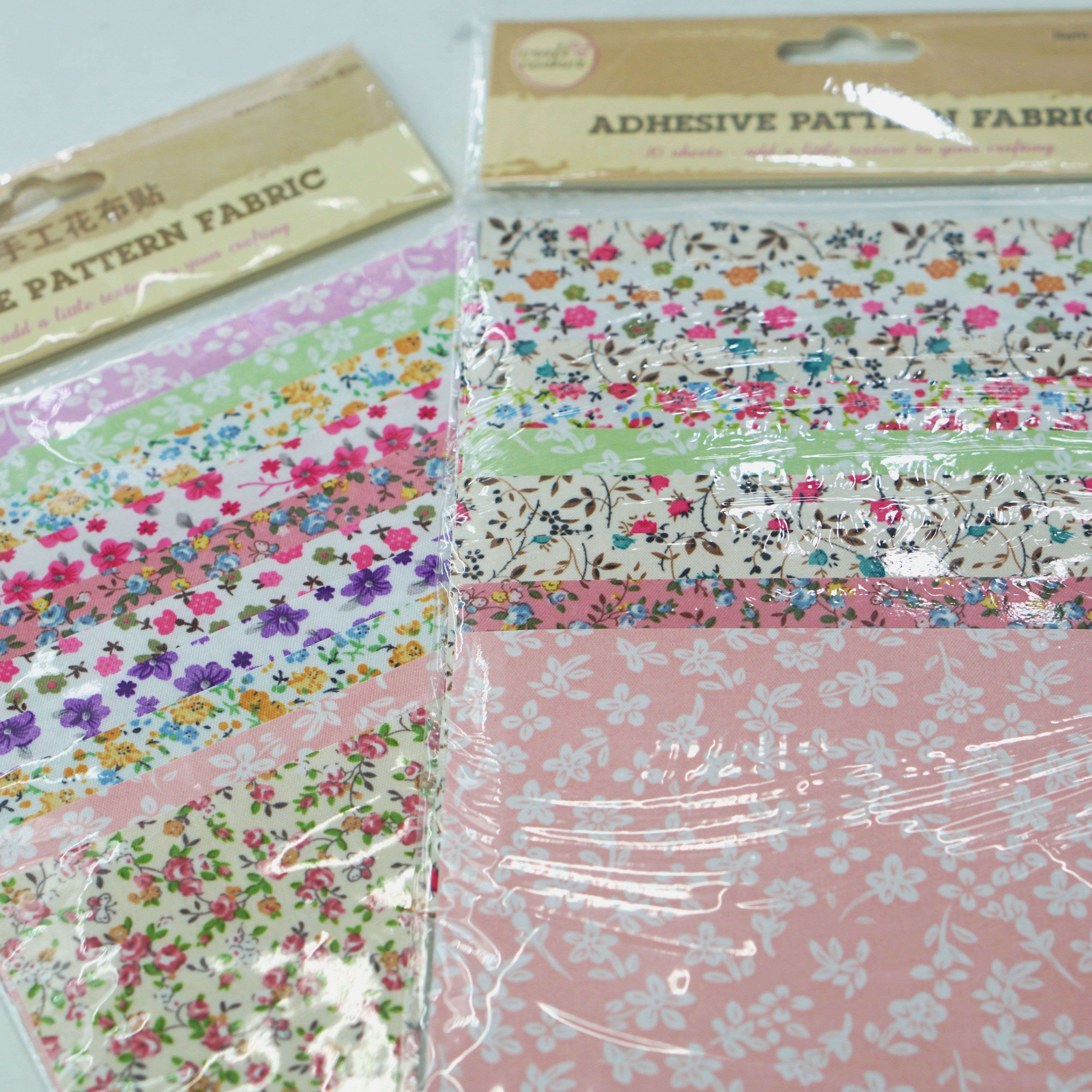 Korean bestseller DIY handmade fabric stickers with floral polka dots Christmas cartoon cotton fabric are cute, fresh and customizable Specification image
