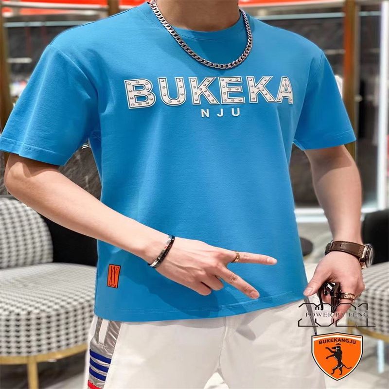 服装精品夏季男士短袖T恤夏装打底衫青少年潮流半袖圆领印花T恤13