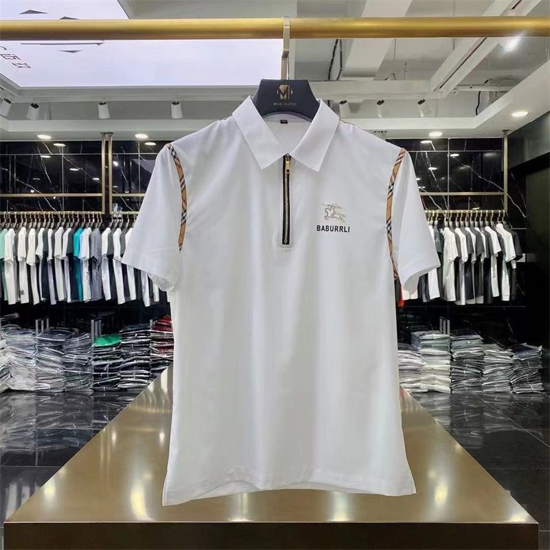 Men's Fine Men's Short Sleeve T-Shirt Summer Base Shirt Breathable Perspiration Trend Half Sleeve Loose Large Size Round Neck T-Shirt 5