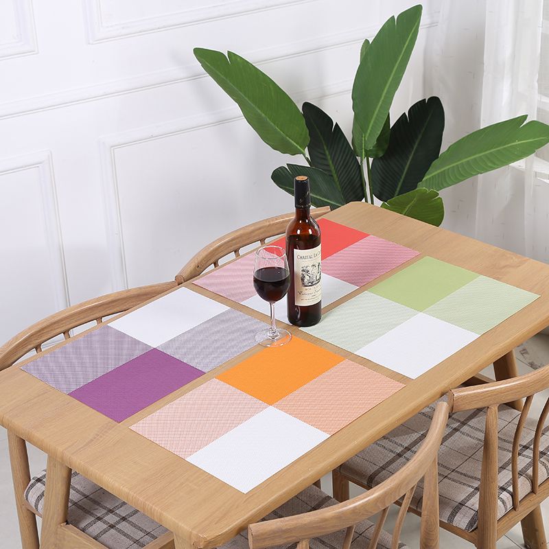 防水隔热 田字格拼接碗垫盘垫PVC特斯林杯垫 创意家居用品防滑餐桌垫