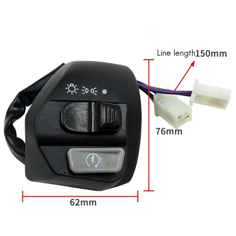 Motorcycle Switches Handlebar switch combination switch Horn switch Ignition switch Headlight switch CG125/150 WY detail image 4