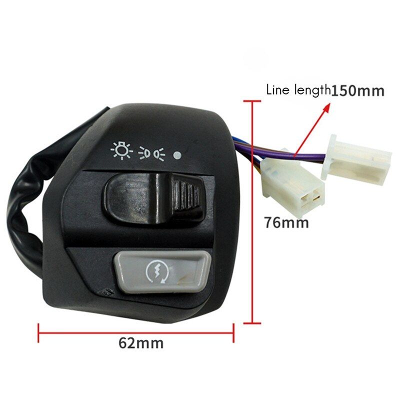 Motorcycle Switches Handlebar switch combination switch Horn switch Ignition switch Headlight switch CG125/150 WY Item Picture