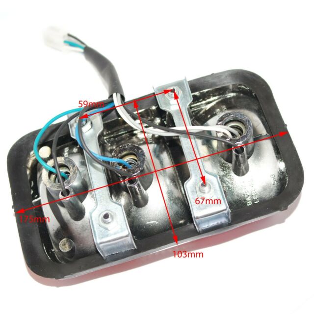 TVS motorcycle accessories bajaj225 Indian three-wheeled motorcycle taillights bajaj175 details Picture