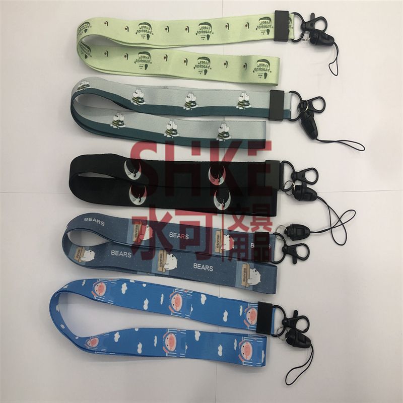 卡通可爱女款挂脖手机挂绳子钥匙手腕吊饰链定制应援物图案logo产品图