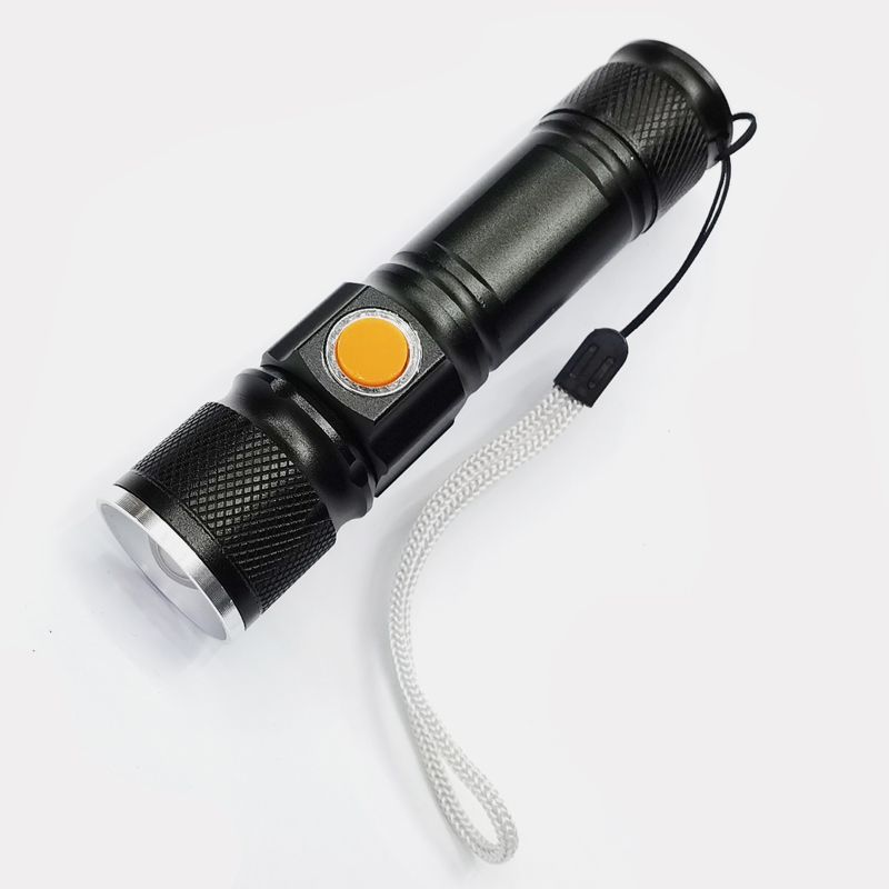 515USB charging mini flashlight, telescopic focusing high-intensity LED flashlight, mini portable high-intensity lamp flashlight Item Picture