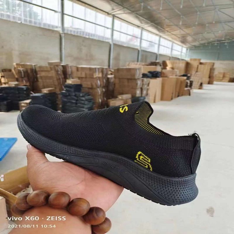 男鞋2021春秋款精神小伙懒人休闲鞋一脚蹬男士鞋百搭透气潮鞋a12