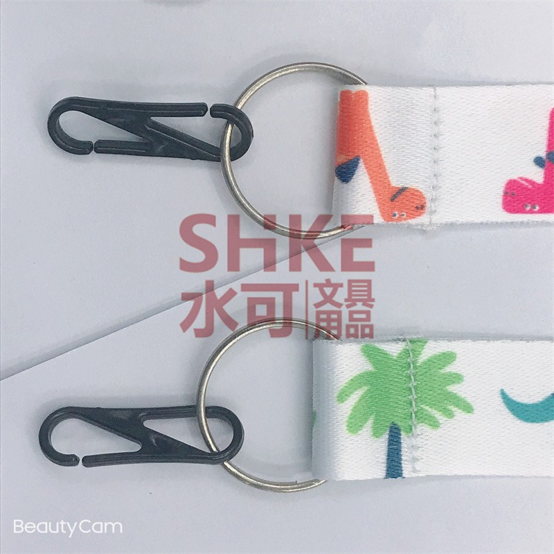 2CM热销爆款欧美数码印花口罩绳，防风绳 可调节儿童防丢口罩挂带【外贸专供】详情图3