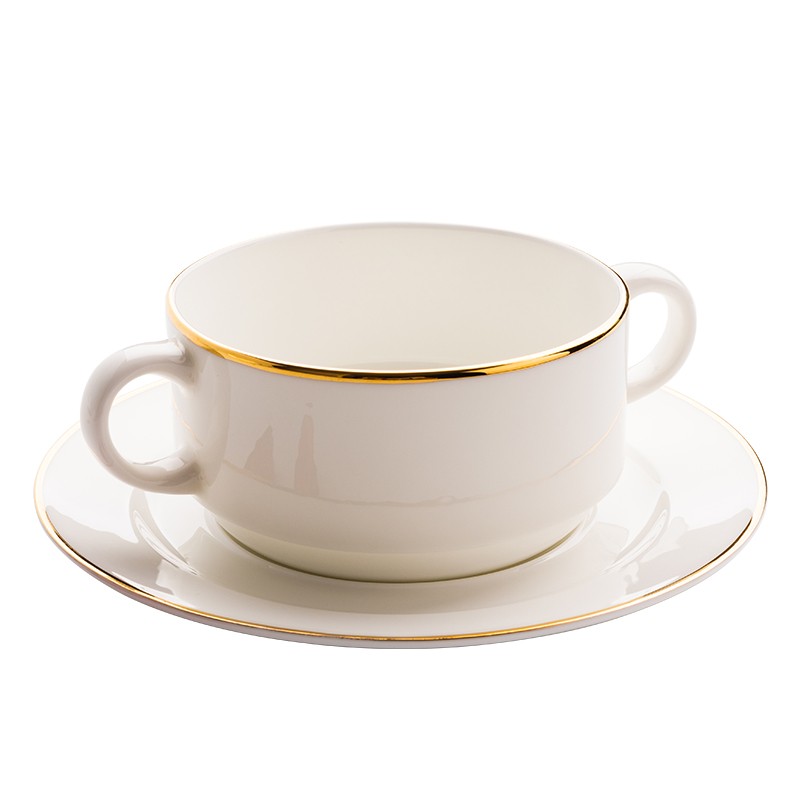 Ceramic bowls, rice bowls, double-eared bowls, bone China bowls, soup bowls, bird's nest bowls, children's bowls, complementary food bowls, loose food bowls, hotel supplies, special bowls for private rooms detail image 7