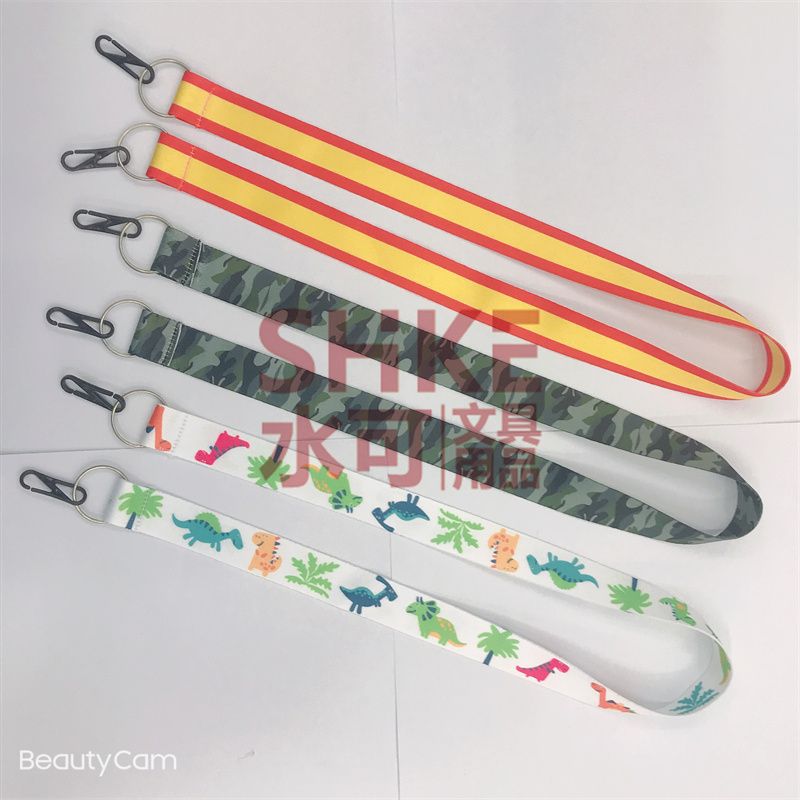 2CM热销爆款欧美数码印花口罩绳，防风绳 可调节儿童防丢口罩挂带【外贸专供】图