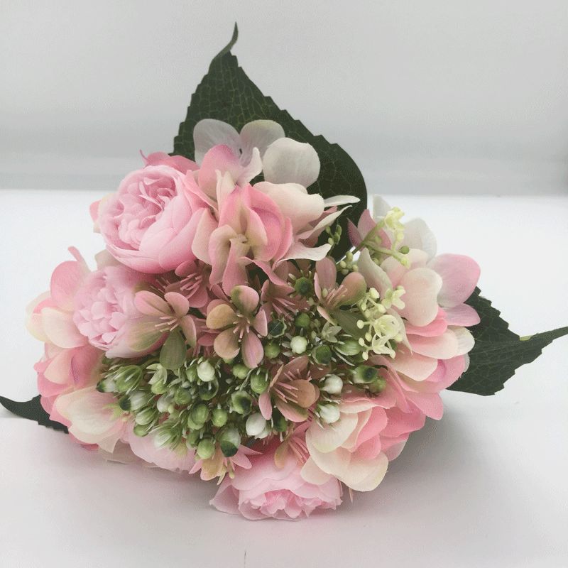 新娘手捧花仿真花玫瑰西欧婚庆礼堂酒店教堂装扮婚纱摄影配件批发产品图