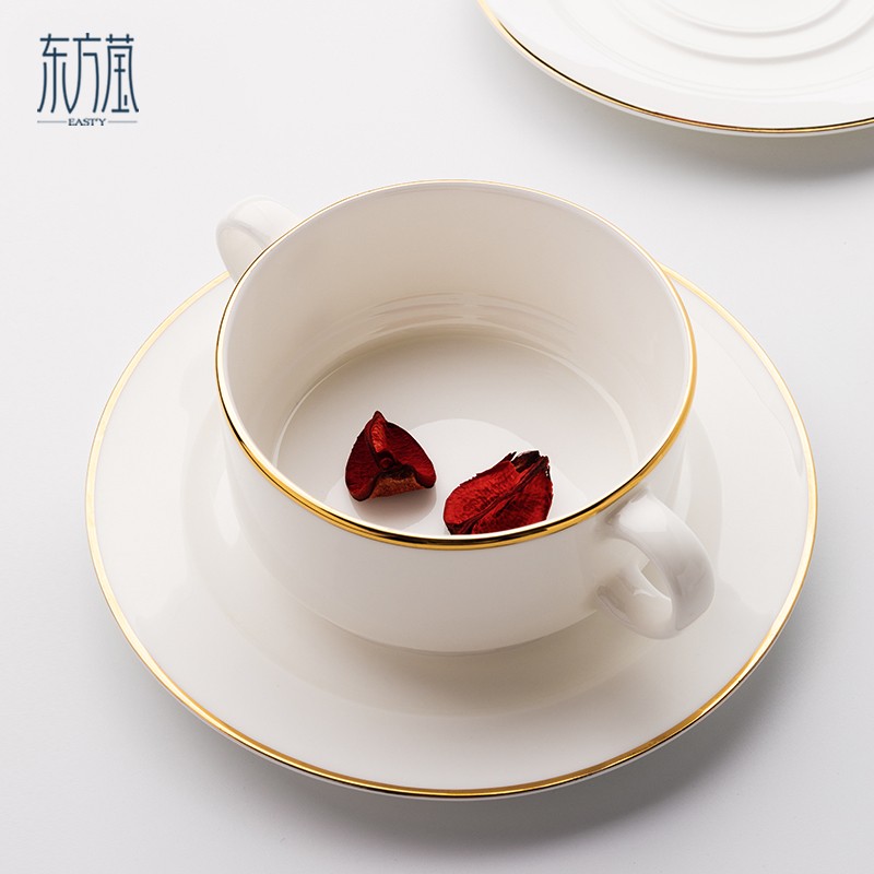 Ceramic bowls, rice bowls, double-eared bowls, bone China bowls, soup bowls, bird's nest bowls, children's bowls, complementary food bowls, loose food bowls, hotel supplies, special bowls for private rooms detail image 5