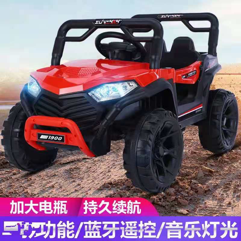 2021新款儿童电动车充电越野驱动四轮车3-10岁宝宝可坐遥控汽车细节图