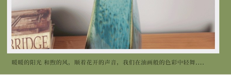 Wholesale accessories for single-branch round-leaf dance grass artificial plant, new Chinese-style green leaf branches detail image 7