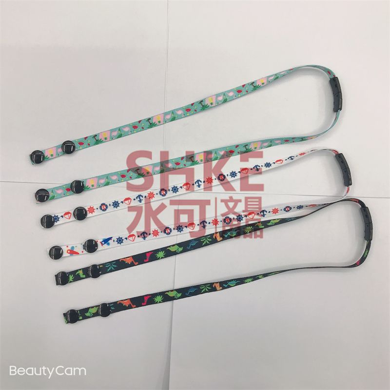 1公分口罩绳可调节四合扣安全扣
