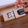 To Bo Stationery Manufacturers Direct Wholesale Single-Hole Sharpener Beech Pen Sharpener Wood Sharpener Wood Sharpener