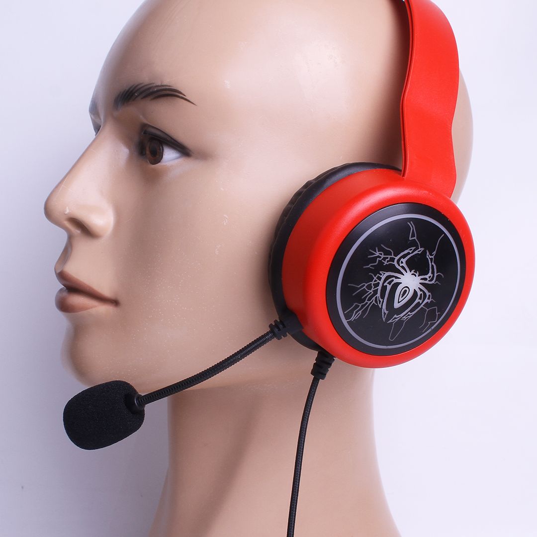 Head-mounted headset, computer headphones, gaming, playerUnknown's Battlegrounds, desktop laptop with microphone, wired stereo channel Application Scenario
