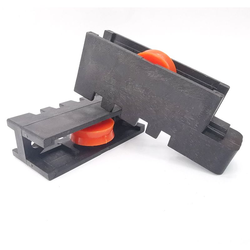 Black plastic window wheel with iron sleeve nylon door and window pulley moving screen window pulley screen special wheel details Picture