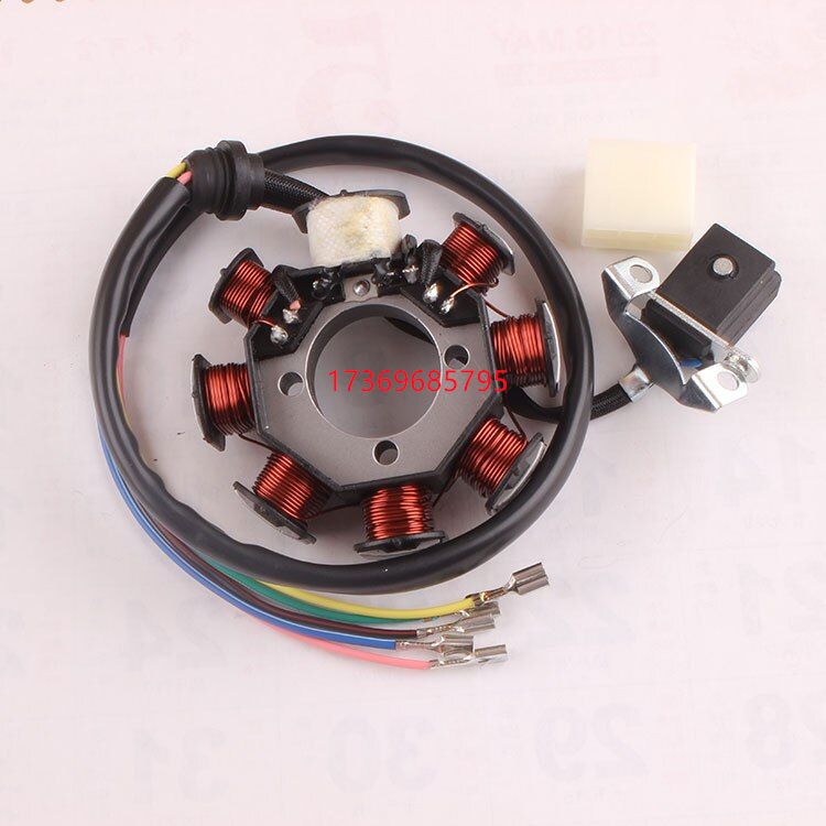 Motorcycle engine parts 8-pole coil, ignition coil, generator coil CG125