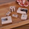 To Bo Stationery Manufacturers Direct Wholesale Single-Hole Sharpener Beech Pen Sharpener Wood Sharpener Wood Sharpener details Picture