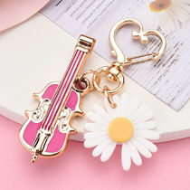 Electric degree acrylic violin keychain series mixed with Sunflower 3