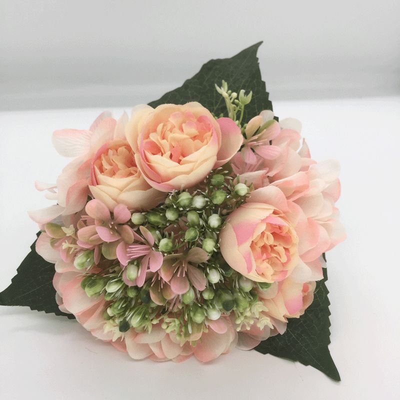 新娘手捧花仿真花玫瑰西欧婚庆礼堂酒店教堂装扮婚纱摄影配件批发细节图