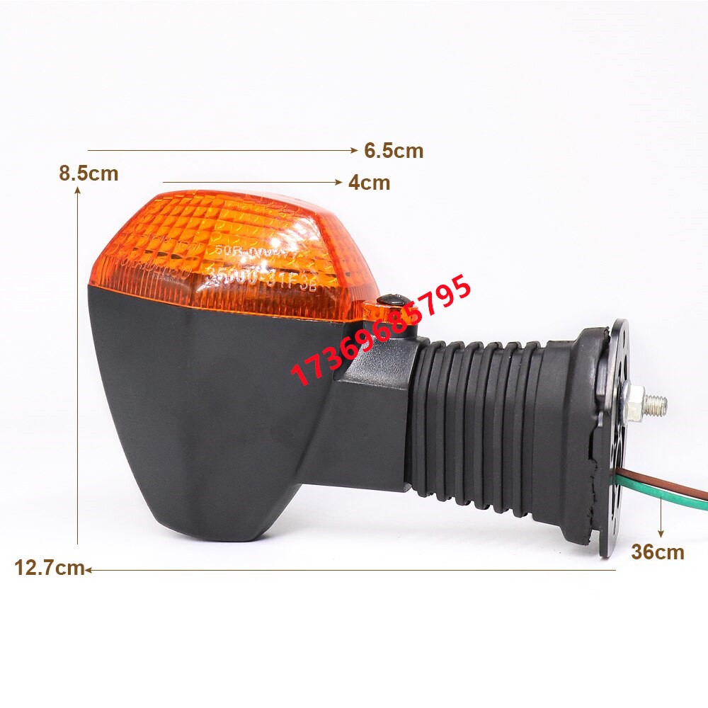 GSXR GSX-R FZ400 Z1000 Z750 ZR-7 ZRX1200 ZRX400 motorcycle turn signal lights detail image 2