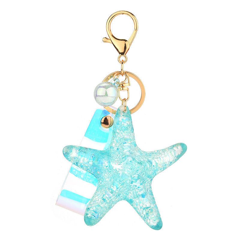 Starfish acrylic keychain plus string series mixed 2