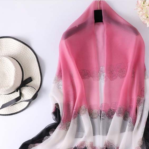 Elegant Temperament French Small Scarf With Striped Small Square Scarf Decoration Scarf Female Spring And Autumn Summer Neck Scarf 14