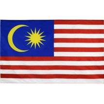 现货马来西亚旗帜定做90*150户外球迷广告旗大选旗帜定制