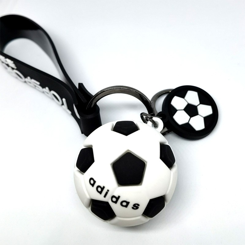 体育活动礼品 足球钥匙扣挂件 高品质仿真足球活动小礼品批发详情图8