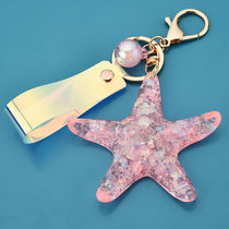 Starfish acrylic keychain plus string series mixed 10