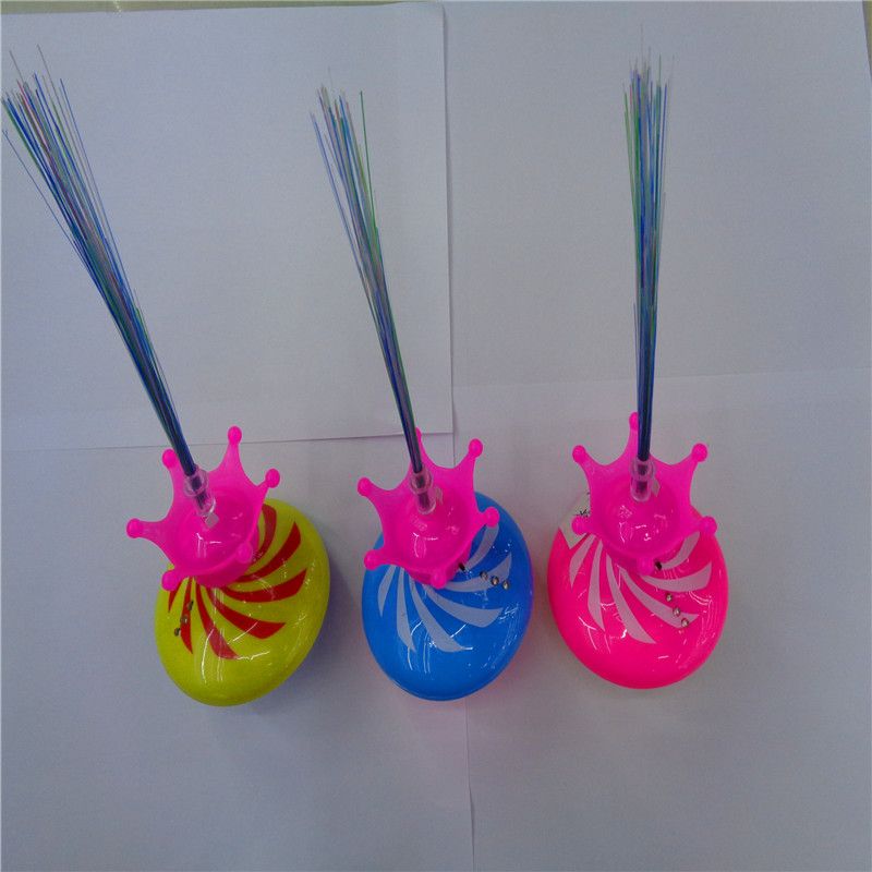 New optical fiber music with crown electric flashing gyroscope drift toy gyroscope, direct sales from the manufacturer at the street stall