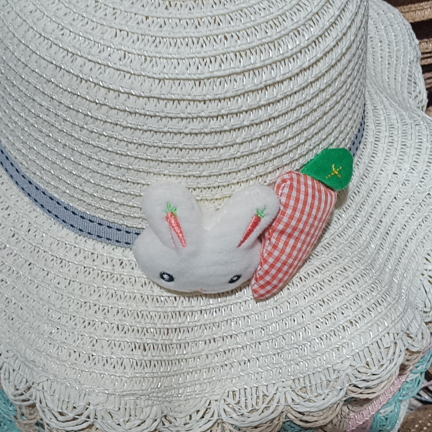 Little White Rabbit Straw Hat