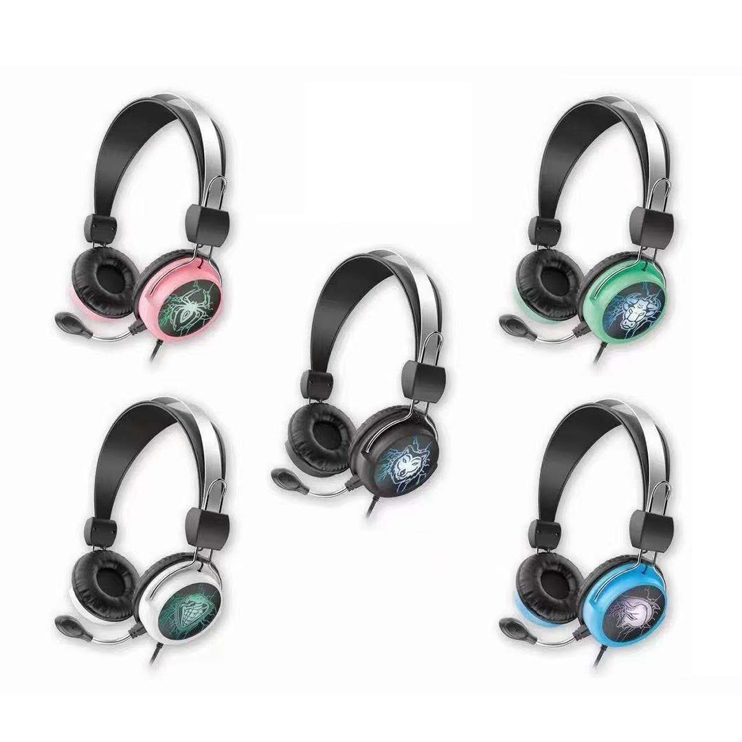 Computer headphones, over-ear headsets, gaming, playerUnknown's Battlegrounds, desktop laptops with microphones and wired stereo channels